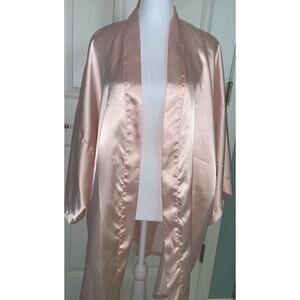 vintage victoria secret satin Kimono robe Gold Label